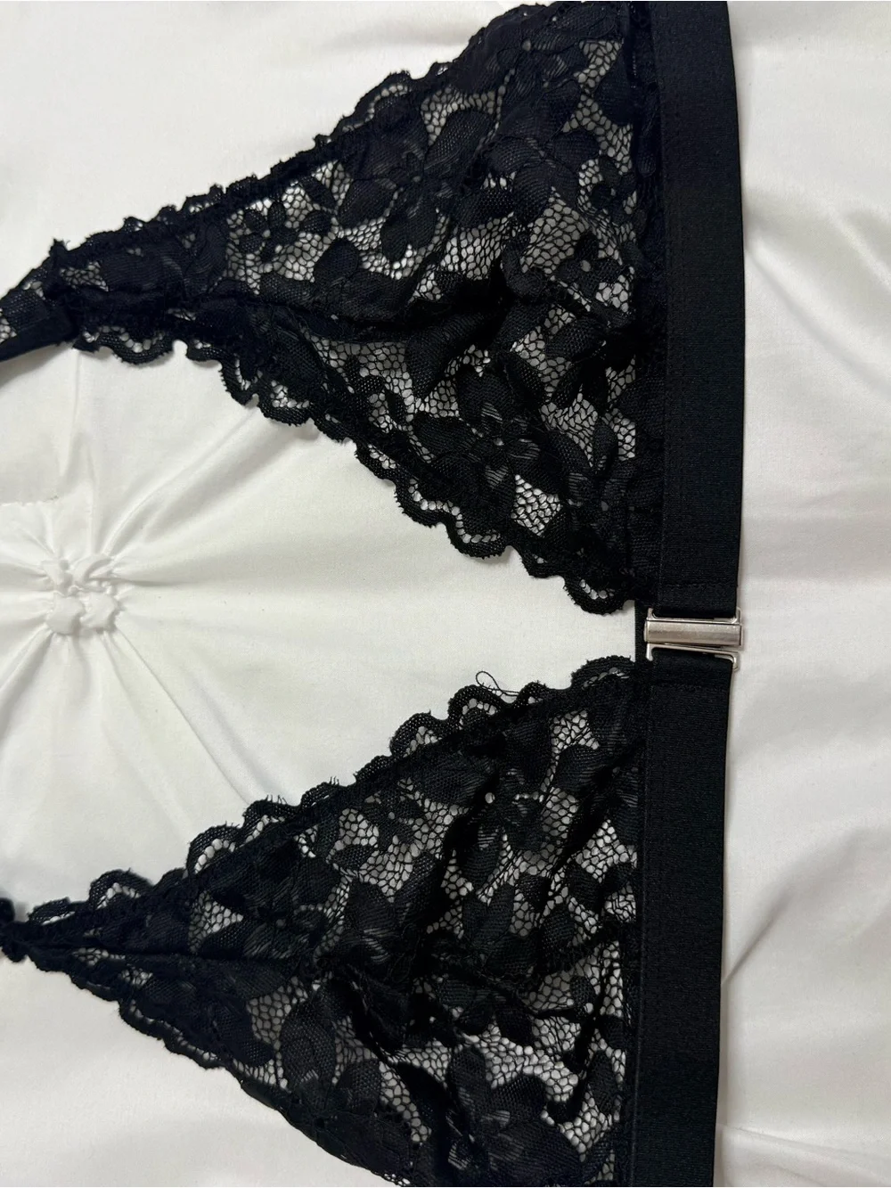 Black Lace Bralette - Women's Intimates